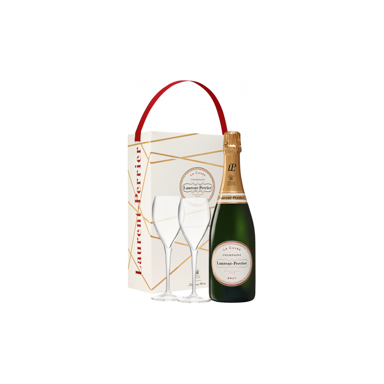 La Cuvée Coffret avec 2 flûtes Laurent Perrier NM