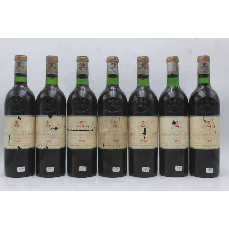 Château Pape Clément Rouge ETLA 1968