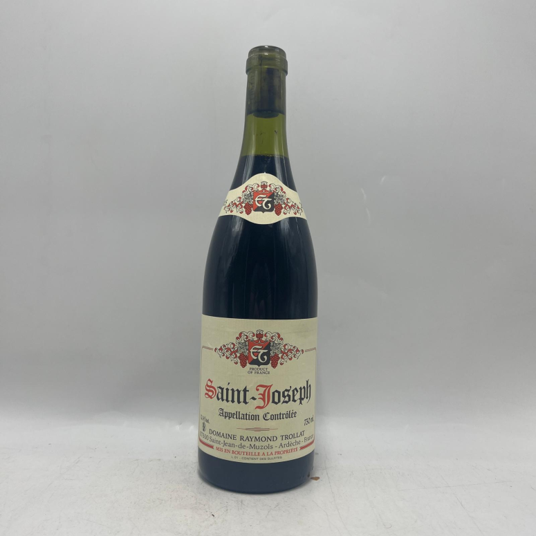 Saint-Joseph rouge sans capsule Raymond Trollat 2005
