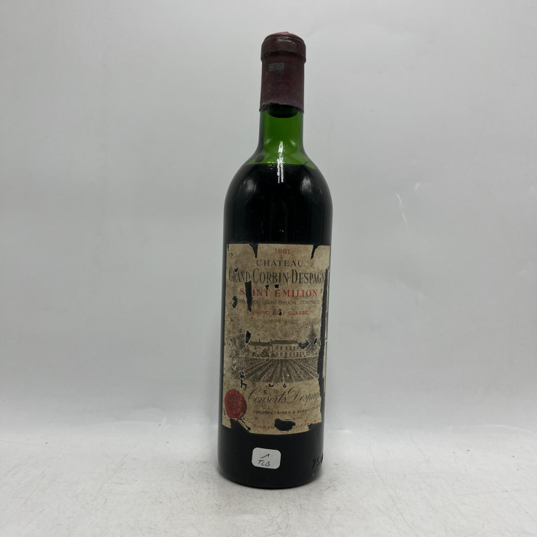 Château Grand Corbin Despagne TLB 1961