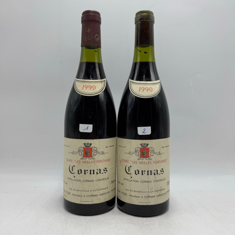 Cornas Les Vielles Fontaines Domaine Alain Voge 1990